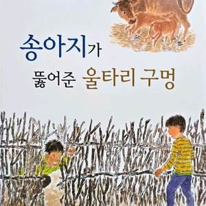 웅진주니어 송아지가 뚫어 준 울타리 구멍