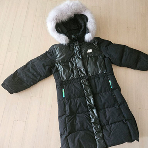 뉴발란스 키즈 여아 구스 롱패딩 140