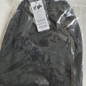 glgk 카펜터 데님 하프 팬츠 160