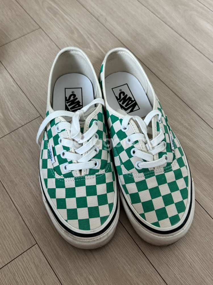 반스 어센틱 44 DX 체크그린 240--0