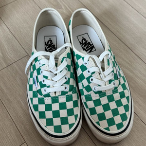 반스 어센틱 44 DX 체크그린 240