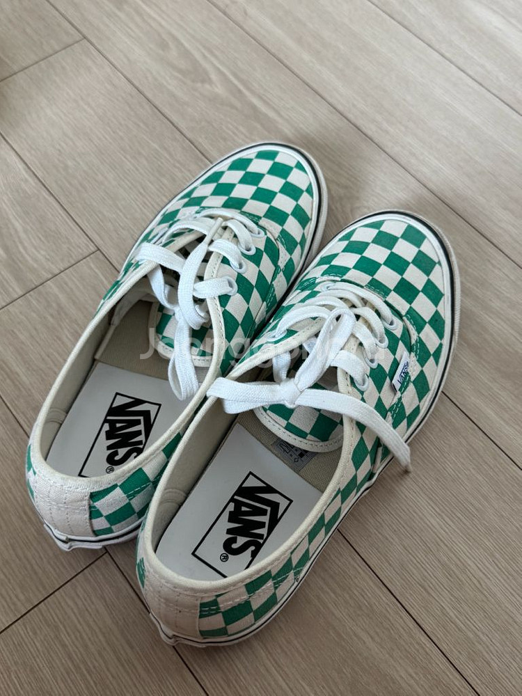 반스 어센틱 44 DX 체크그린 240--1