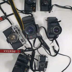 빈티지 카메라 소장용 부품용 인테리어 소품용 일괄판매