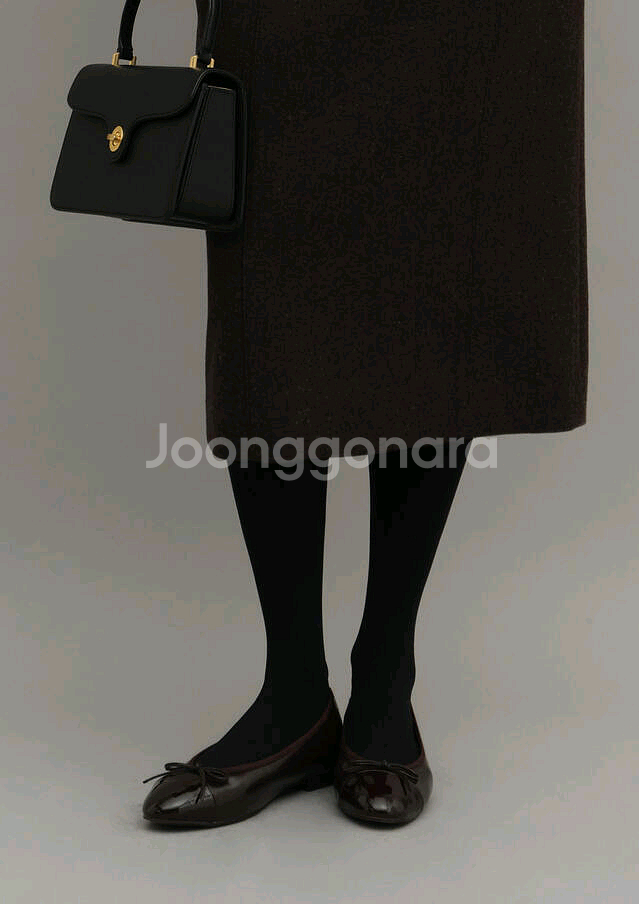 시에 sie 벨라 리본 플랫 초코 235--1