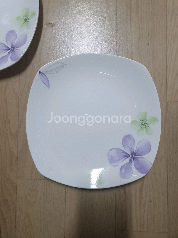 본차이나 식기 도자기 밥 공기 국 대접 접시 꽃무늬--3
