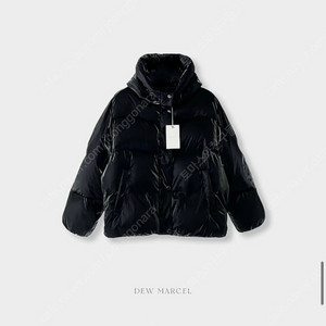 듀마르셀 글로시 다운패딩 블랙 새것