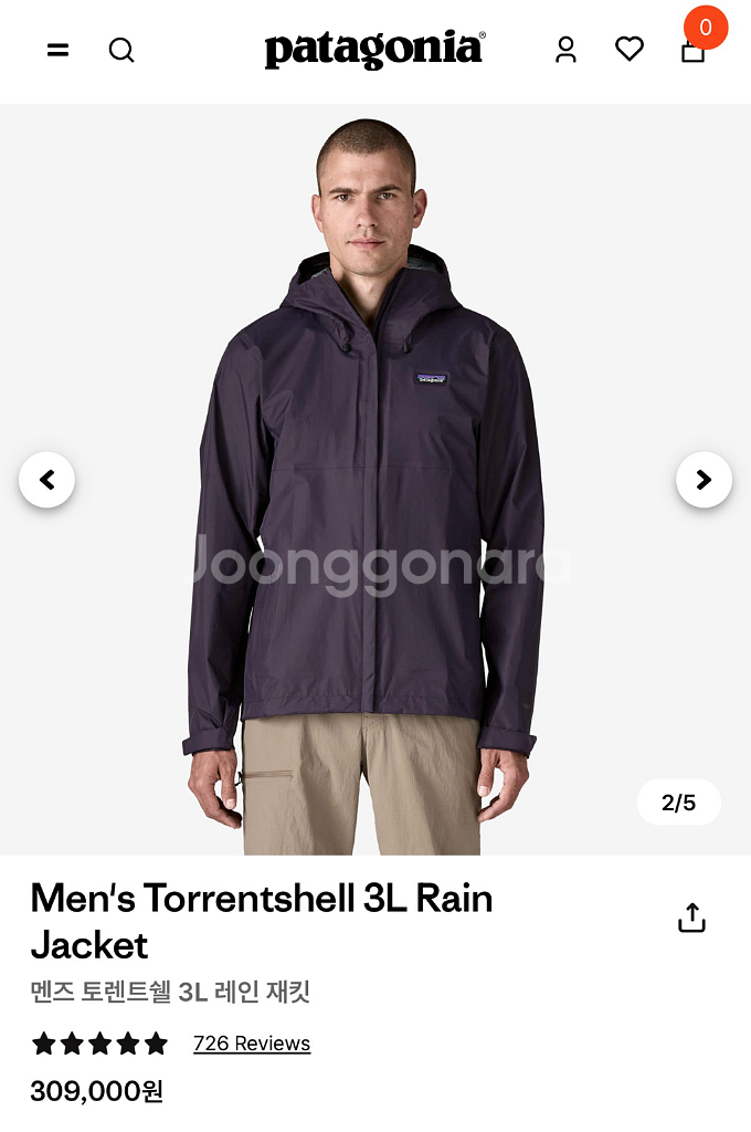 파타고니아 토렌쉘3L xl--9