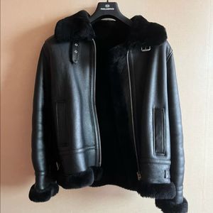 [66] 스페로네 리얼 램스킨 B3 무스탕 블랙