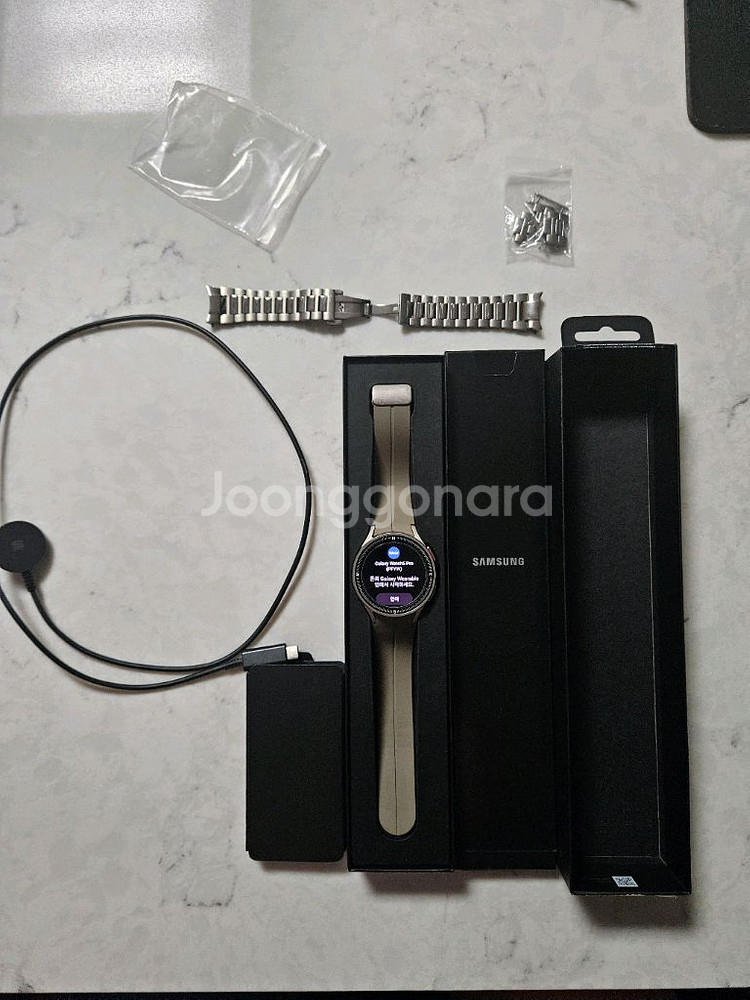 갤럭시 워치5 프로 그레이 티타늄--0