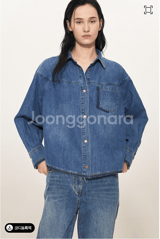 25 타임 데님 자켓겸 셔츠--0