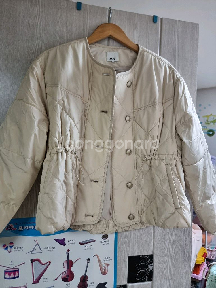 자주* 허리스트링 간절기 자켓 S--1