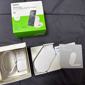 벨킨 Qi2 25W 2in1 무선 충전기 WIZ039