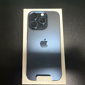 (전체 리퍼후 미사용) 아이폰 15 Pro 블루 128