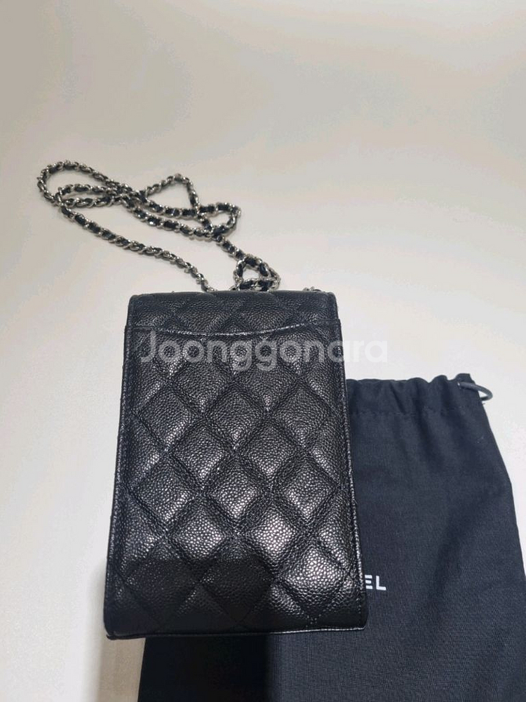 샤넬 폰케이스 백 30번대 샤넬 클래식 캐비어 핸드폰--8