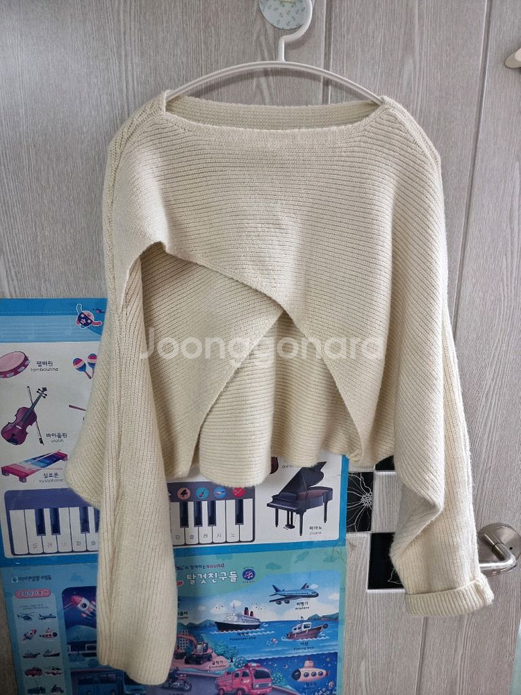 크롭 레이어드 니트 F--0