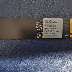 삼성 NVME M.2 SSD 128GB 컨디션 좋습니다