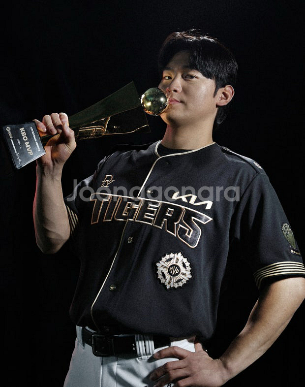 기아타이거즈 유니폼 김도영 mvp 105 사이즈 블랙--0