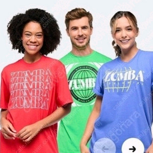 (새상품) 줌바 티셔츠