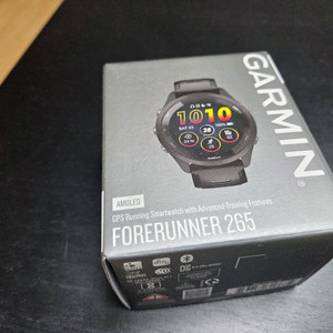 가민 포러너 265 46mm 블랙 미개봉 새제품