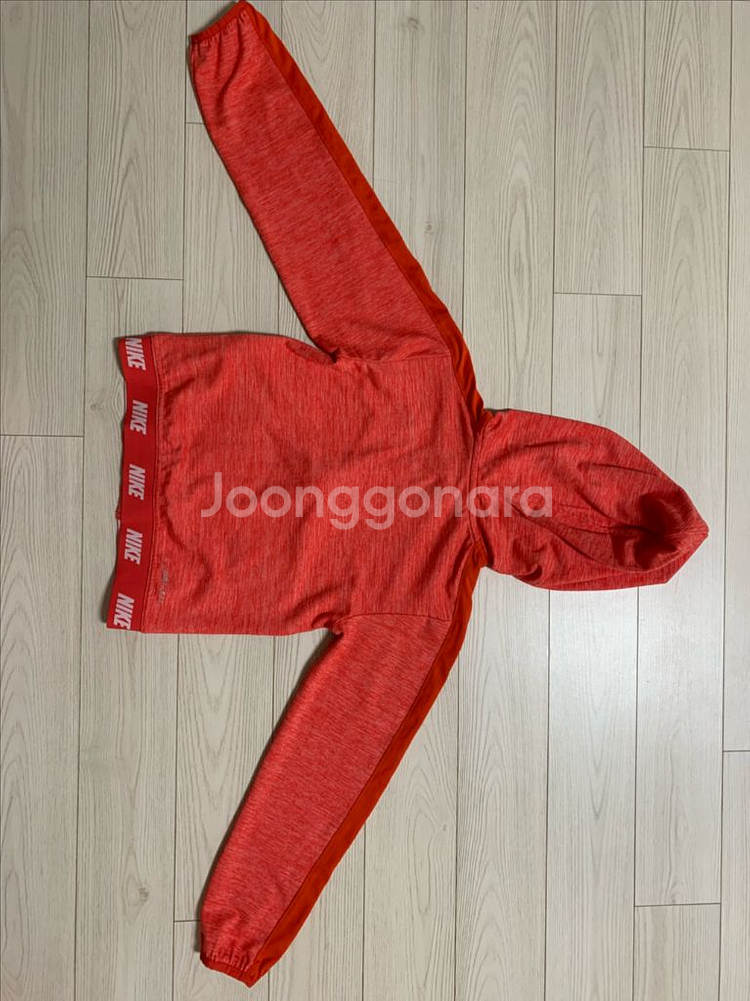 4-5y 나이키 에센셜 후디 후드 자켓(레드)--2