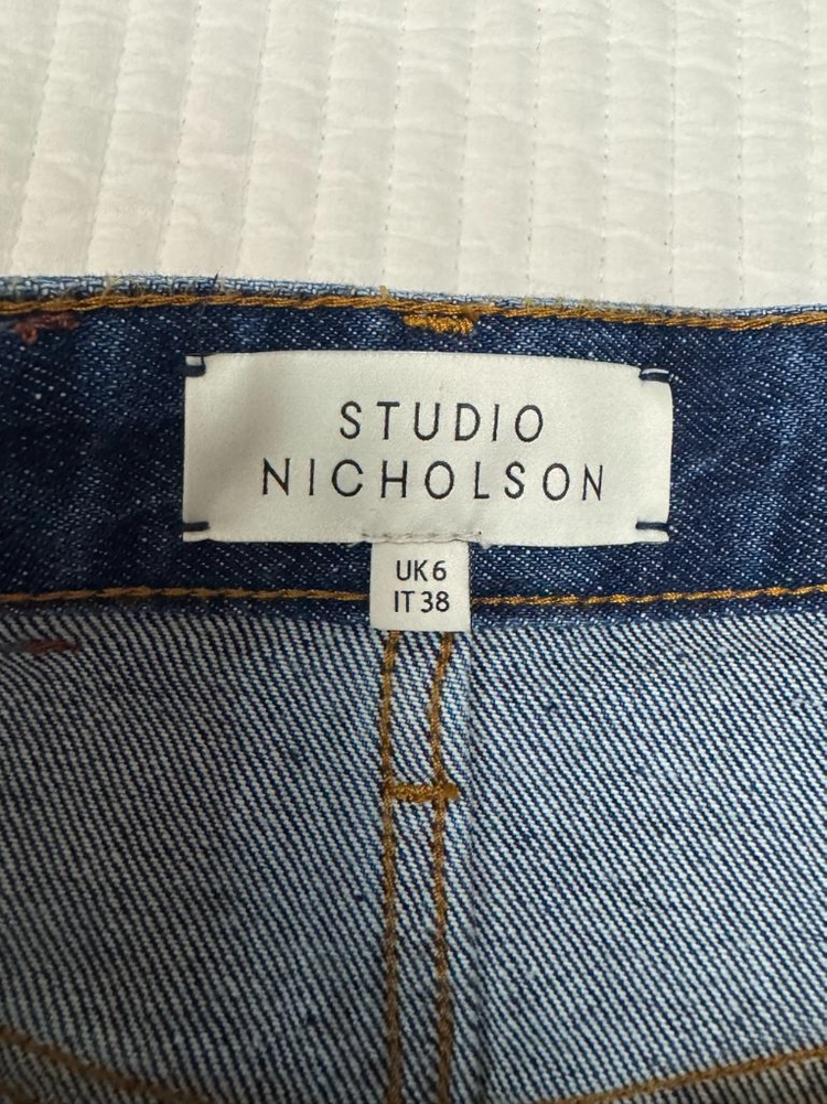 스튜디오니콜슨 studio nicholson 벌룬레그팬츠인디고(비이커)넘프,리더블유,후왓웨어,뮤제라,부루하하 판매중 이미지