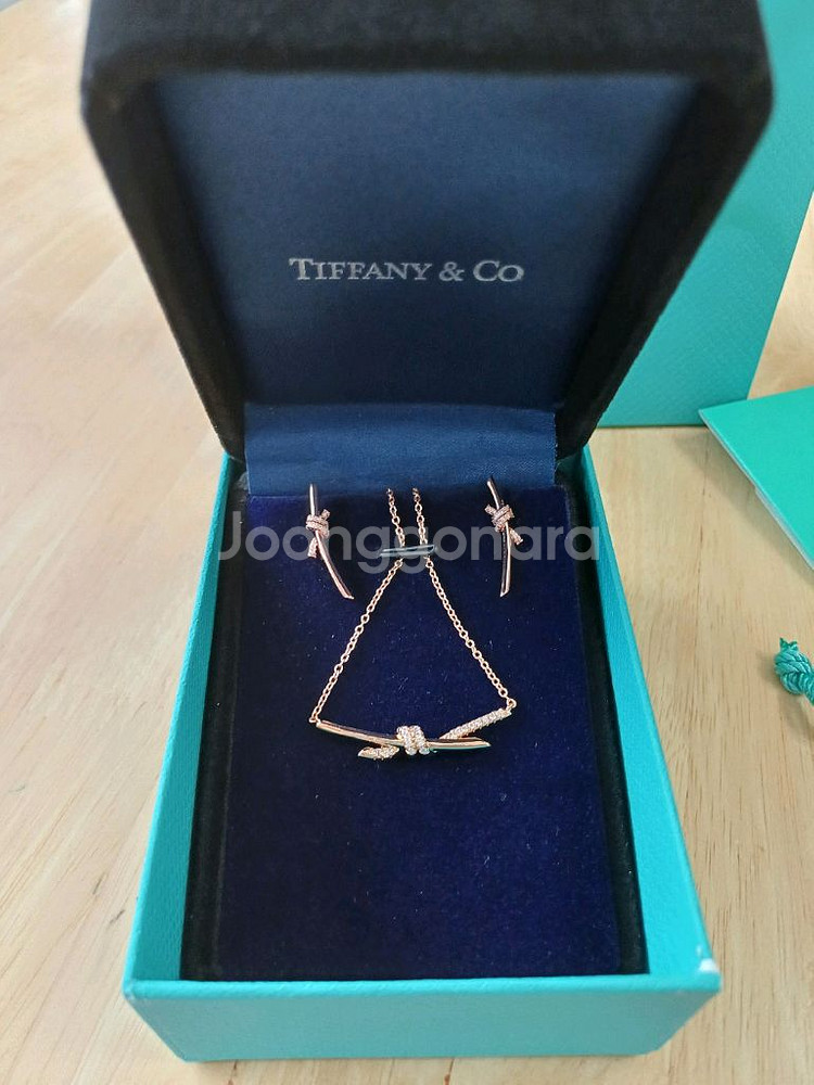 티파니 노트 목걸이&귀걸이--0