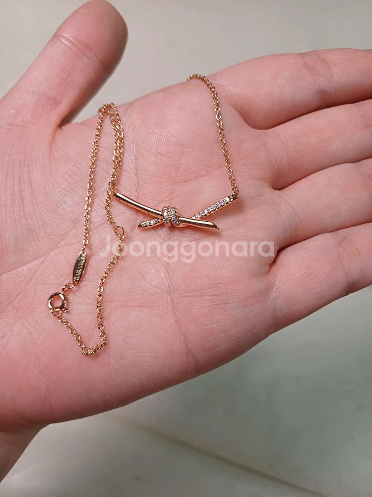 티파니 노트 목걸이&귀걸이--5