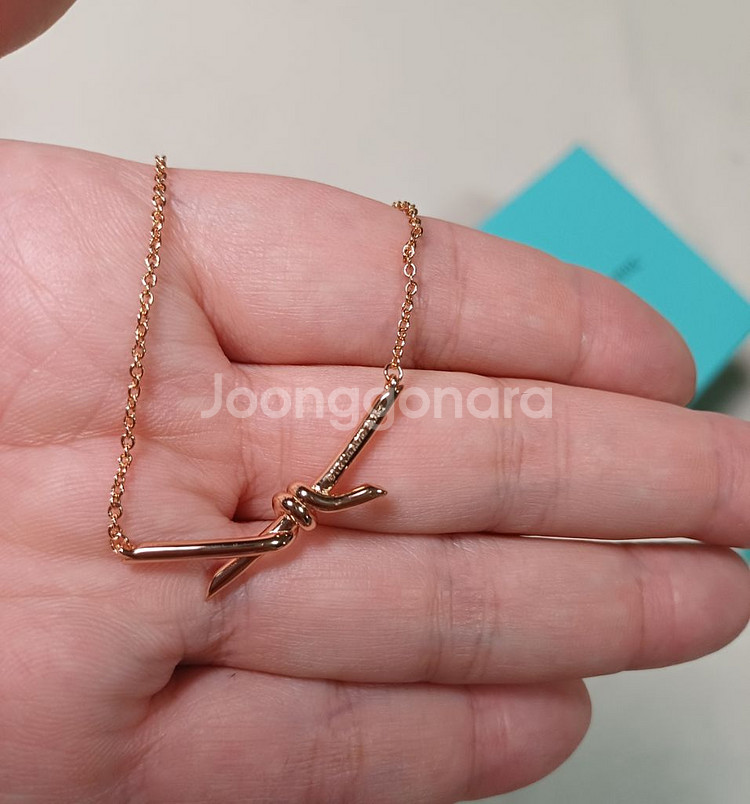 티파니 노트 목걸이&귀걸이--4