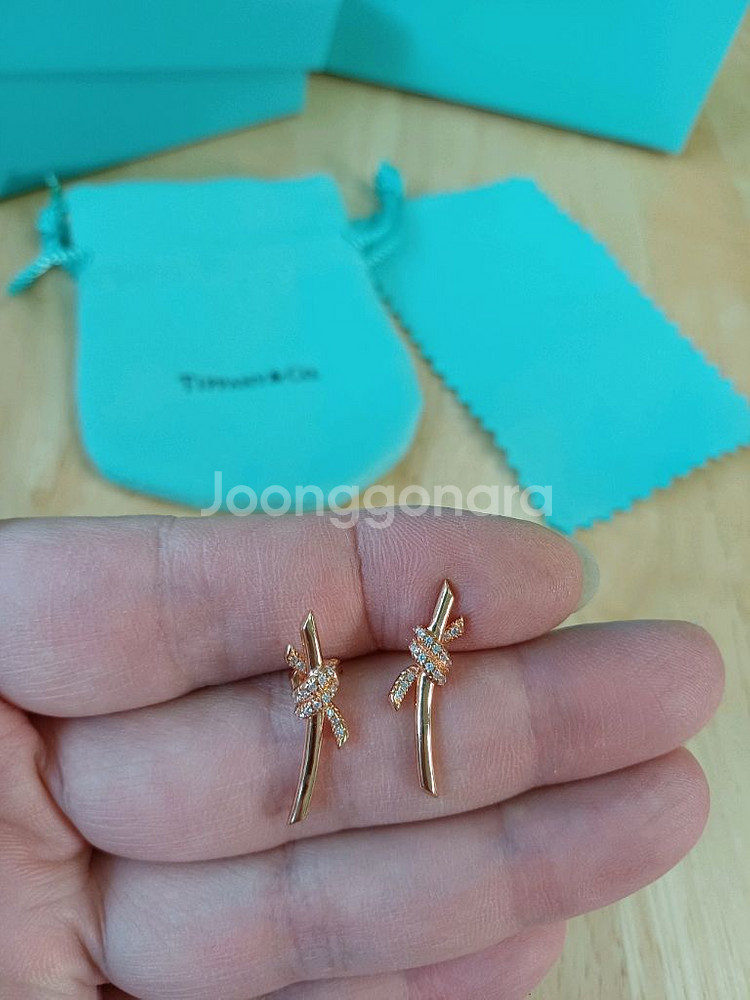 티파니 노트 목걸이&귀걸이--8