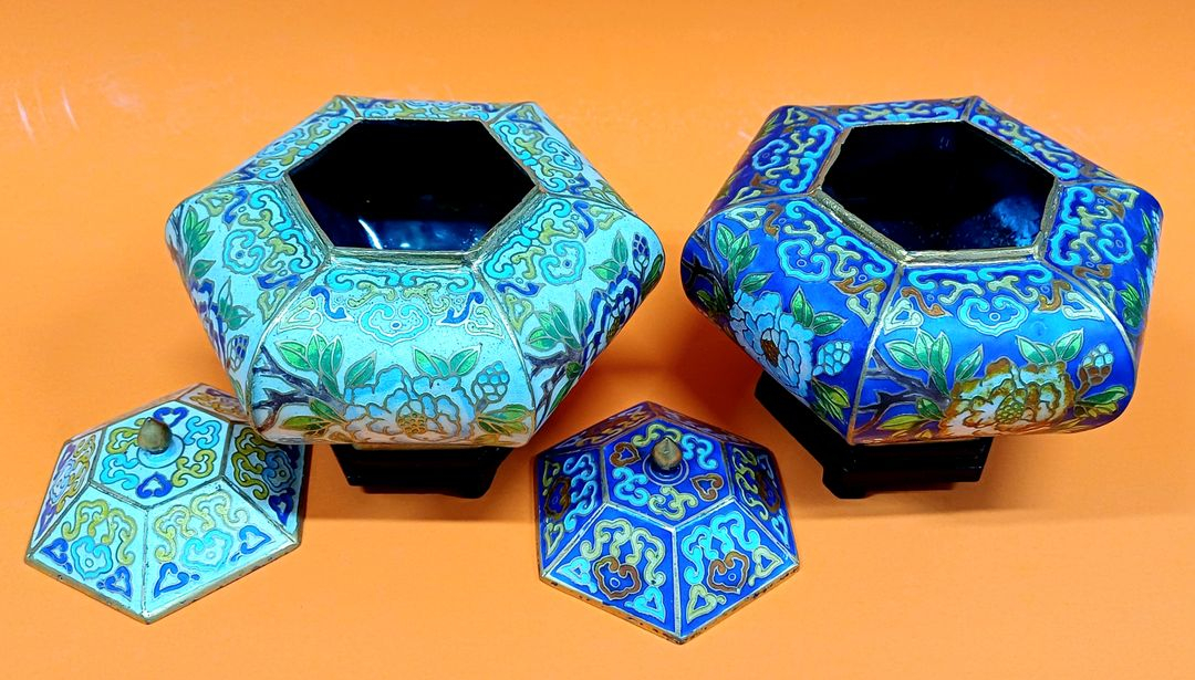 칠보 육각보석함 세트 이미지