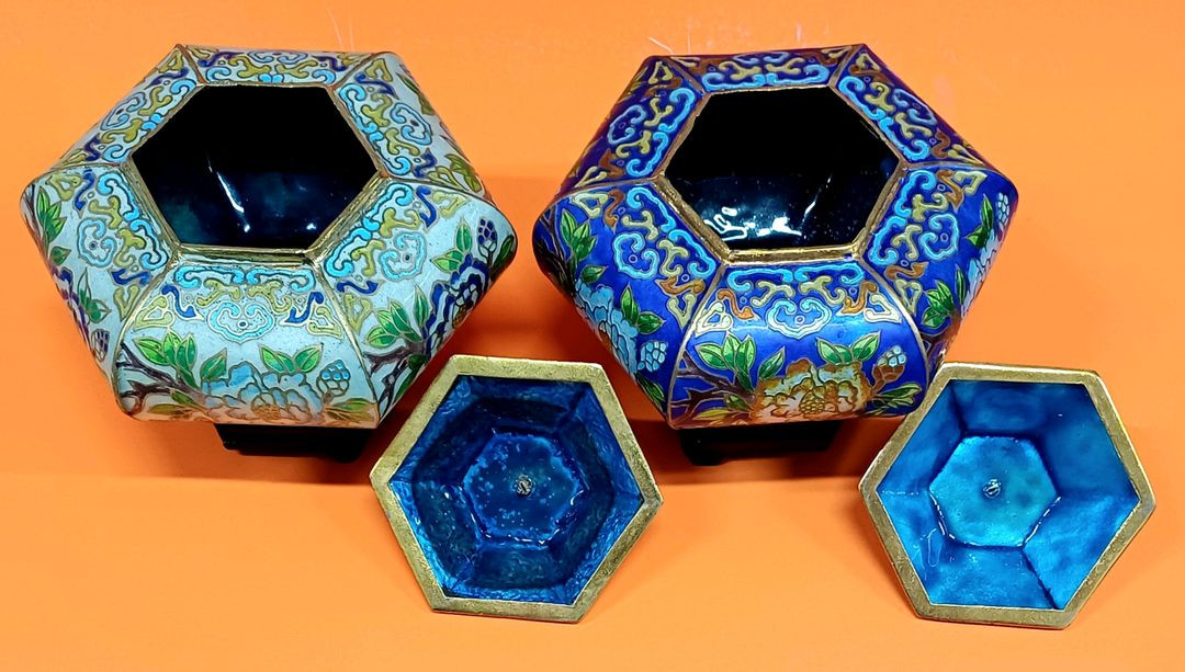 칠보 육각보석함 세트 이미지