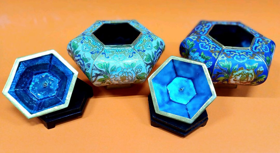 칠보 육각보석함 세트 이미지