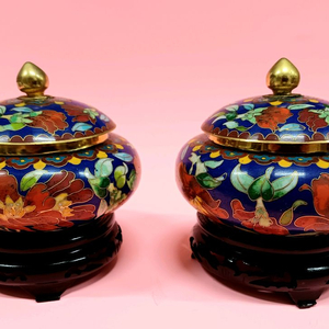 칠보 꽃무늬 보석함 세트 이미지