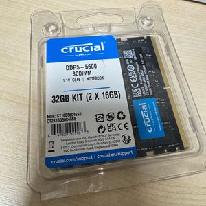 마이크론 노트북램 DDR5 5600MHz 16gbx2