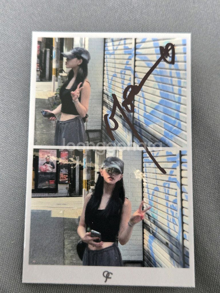 프로미스나인 서연 미팬 미니팬미팅 싸인 사진--0