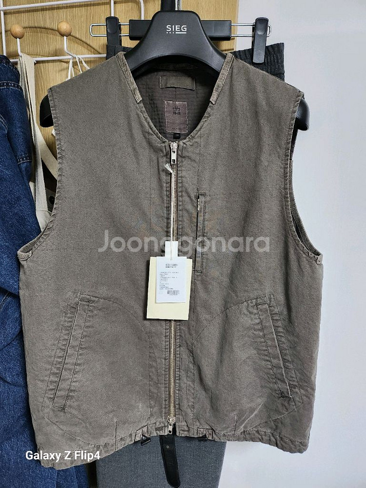 폴리테루 코튼 베스트 세이지 (3 size/특가)--0