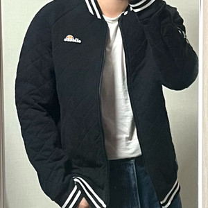 엘레쎄 퀄팅 바시티 자켓