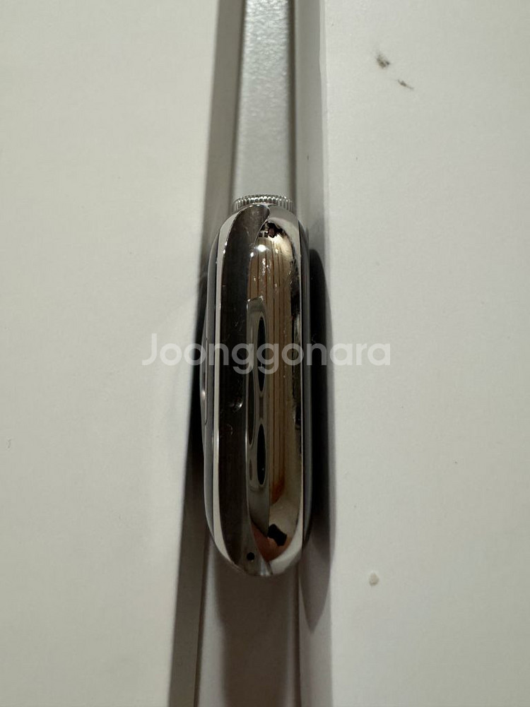 애플워치7 스테인리스 45mm 실버 정품 밀레니즈루프--2