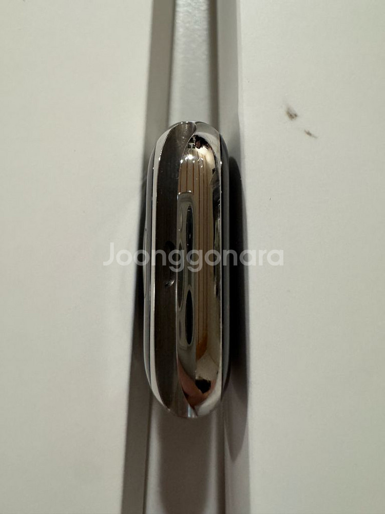 애플워치7 스테인리스 45mm 실버 정품 밀레니즈루프--4