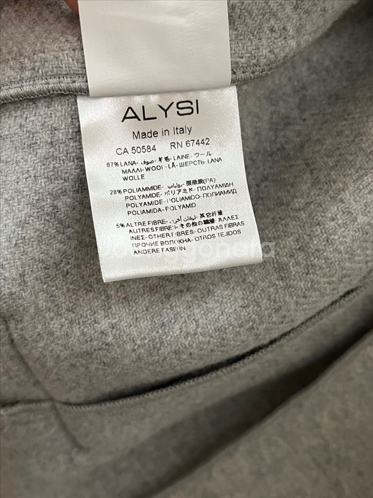 (새상품) ALYSI 알리지 울 코트--5