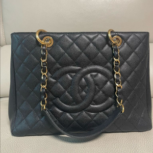 샤넬 그랜드 샤핑 골드체인 18번대