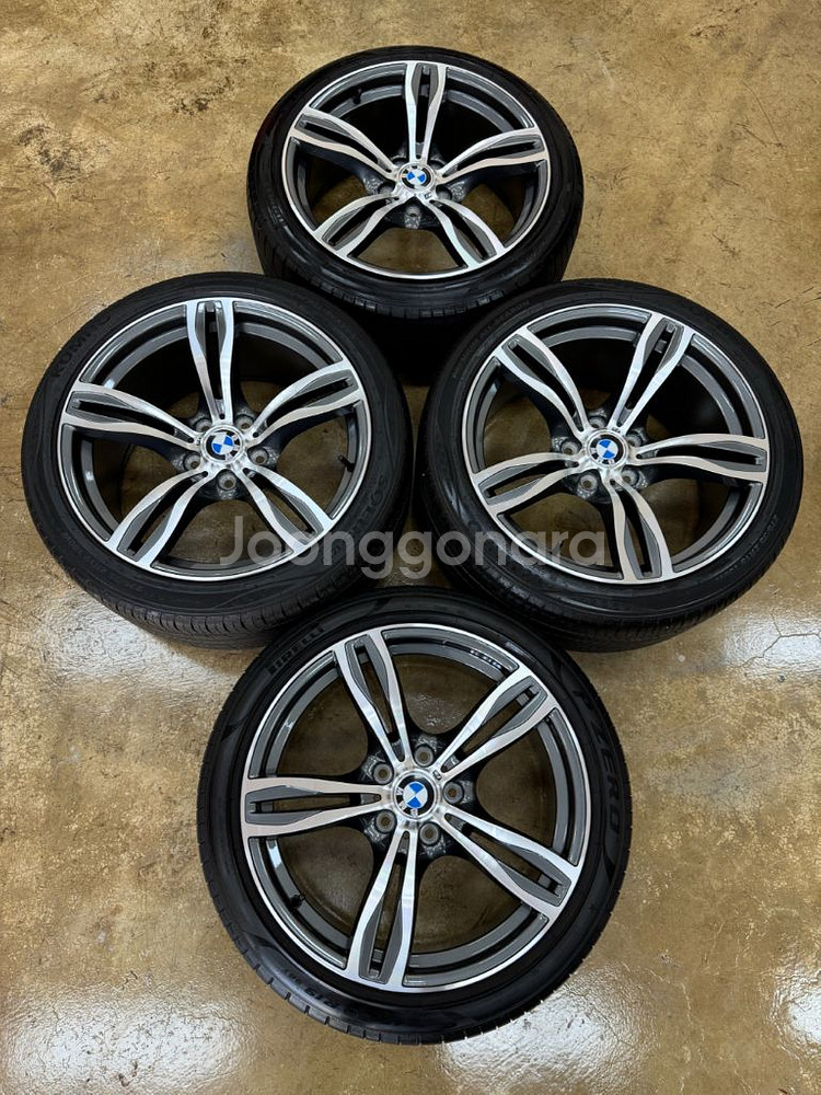 BMW m5스타일 19인치 휠타이어 팝니다--5