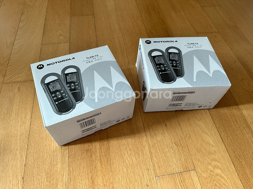 모토로라 TLKR-T5 생활무전기 풀세트 2개--0