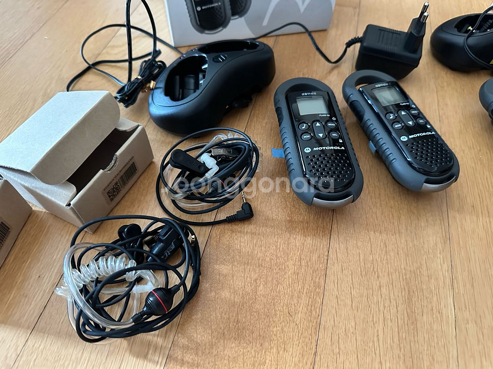 모토로라 TLKR-T5 생활무전기 풀세트 2개--2