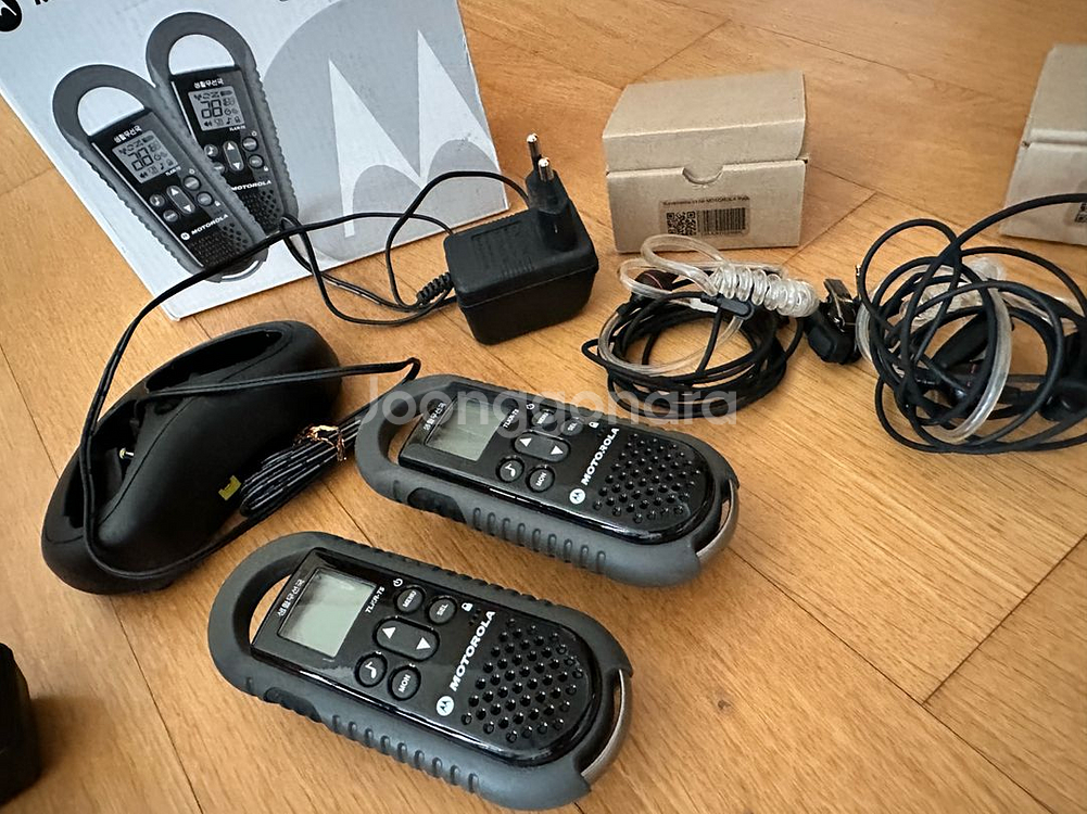 모토로라 TLKR-T5 생활무전기 풀세트 2개--6
