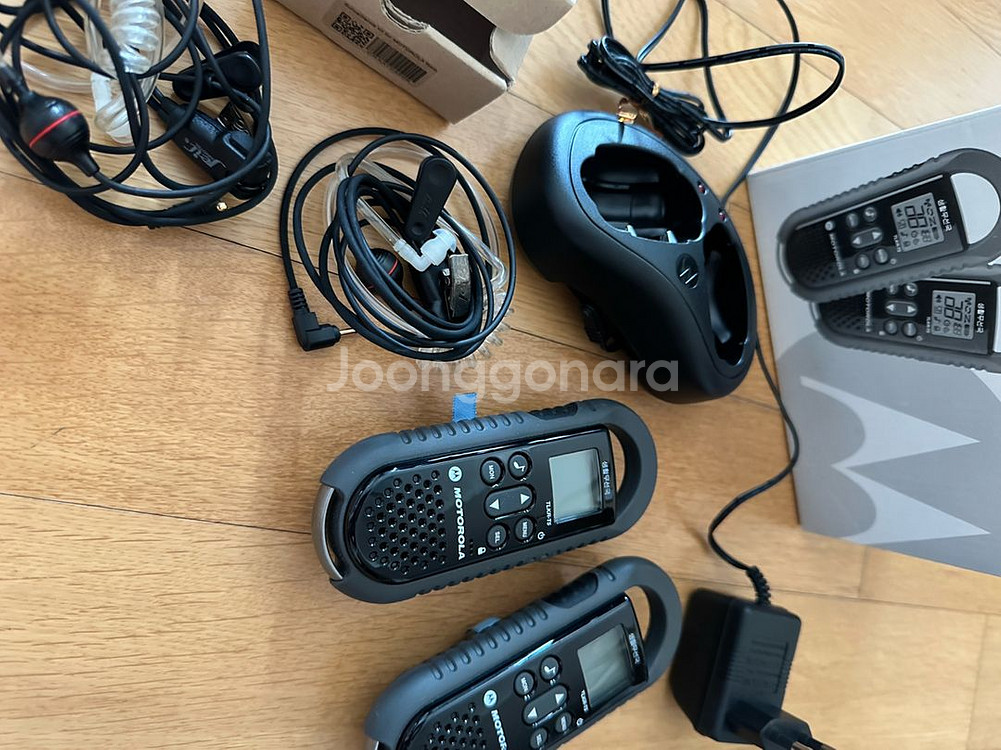 모토로라 TLKR-T5 생활무전기 풀세트 2개--5