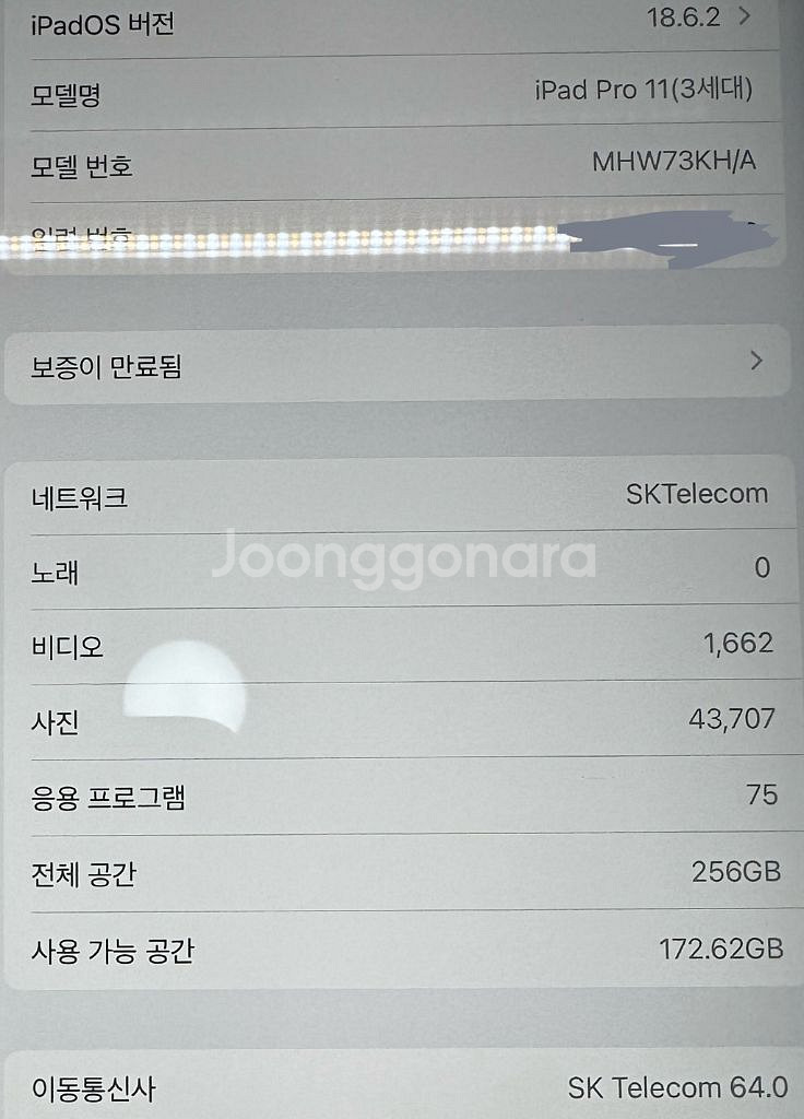 아이패드 프로 11 3세대 m1 셀룰러모델 256gb--3