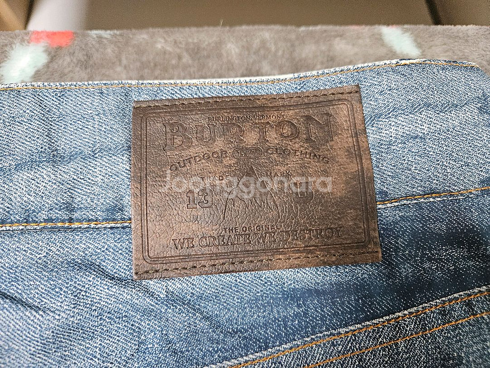 [L]버튼 더진스 고어텍스 청바지 스노우보드복--7