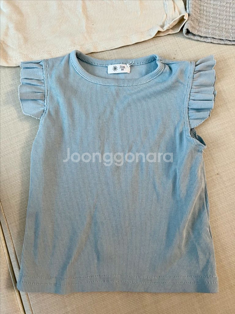 유아 반팔4개+가디건1개 90 일괄--4