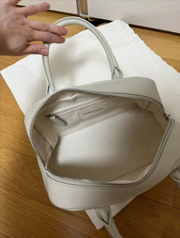 낫띵리튼 미니 골프백 오이스터 화이트 토트백 핸드백--5